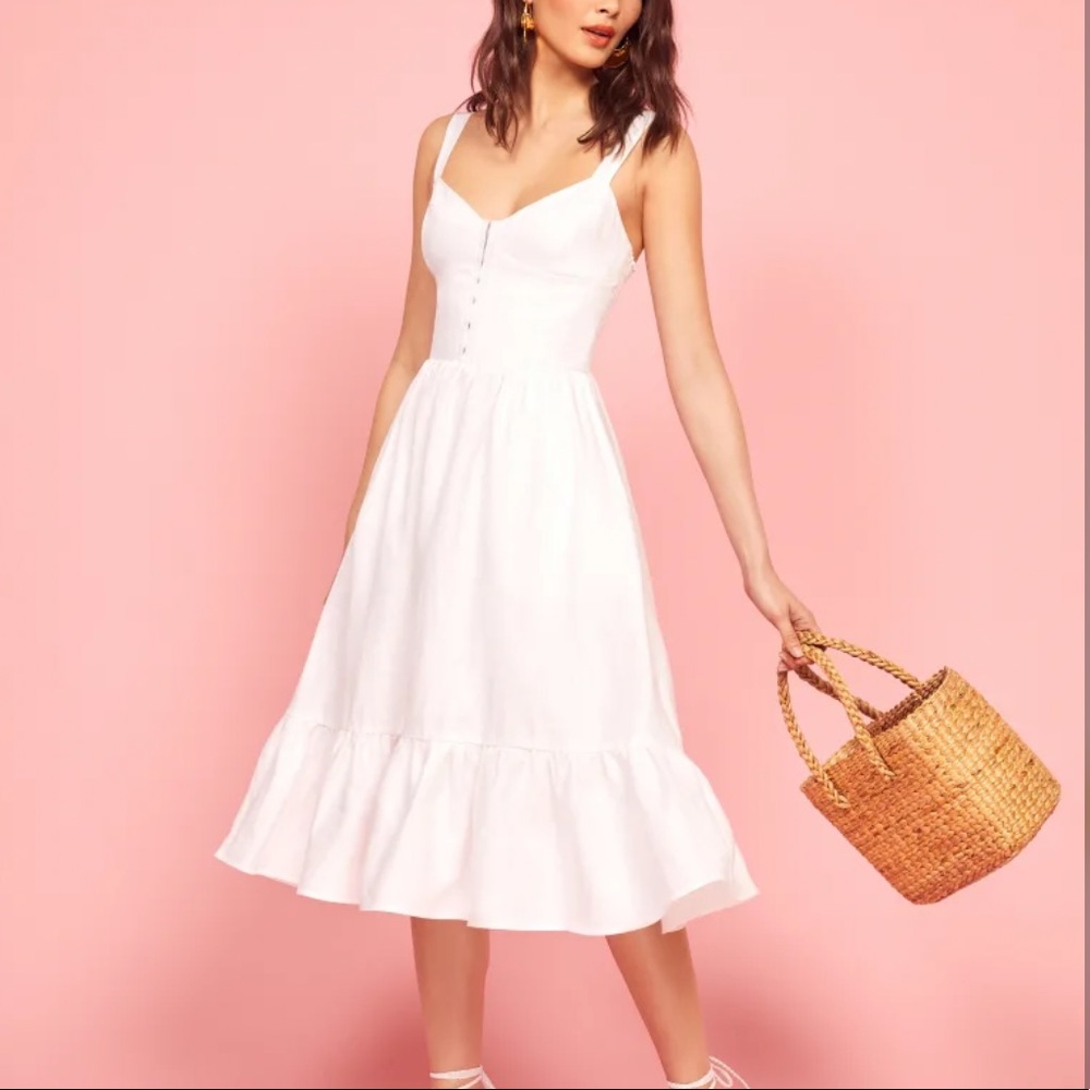 Reformation White Dress